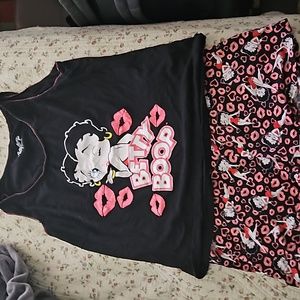 Vintage Betty Boop pajama set
